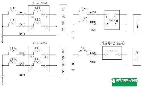 10KV開關柜二次接線圖(帶南瑞集寶圖)