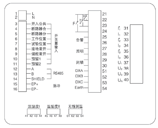 中高壓開關柜狀態綜合測控保護裝置