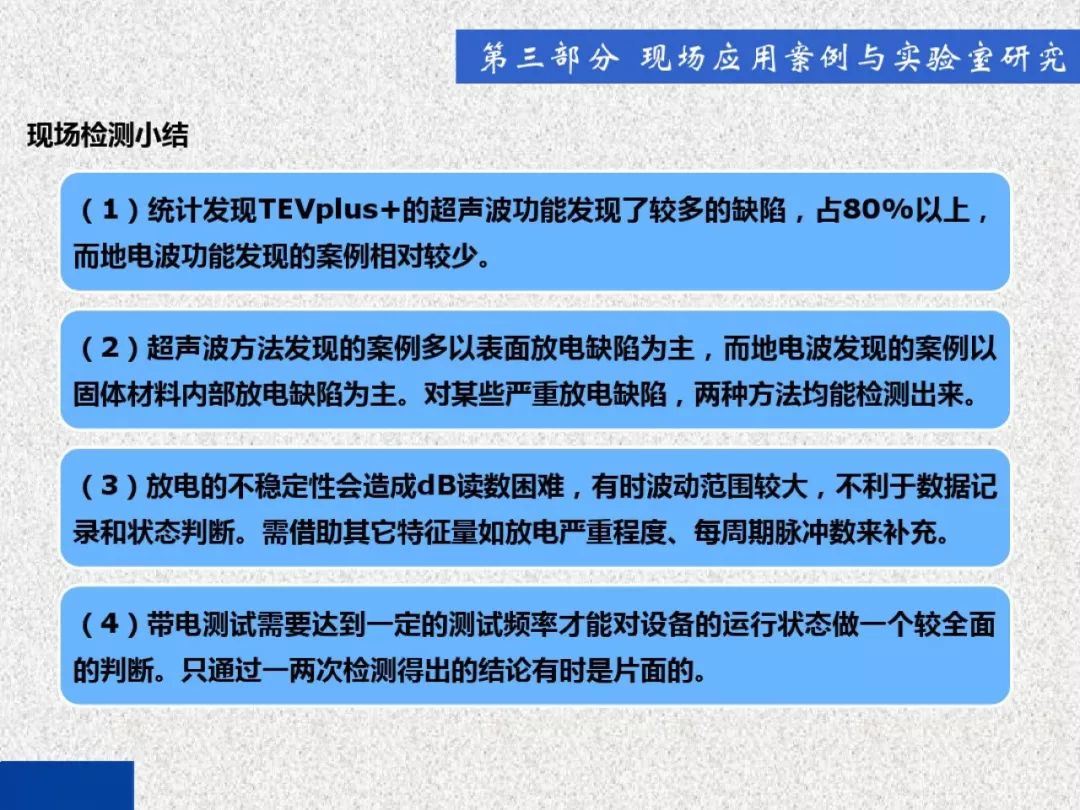 開關柜局部放電帶電檢測技術