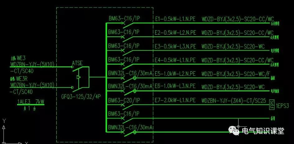 配電箱系統圖中的字母是什么意思？教你如何閱讀配電箱系統圖！